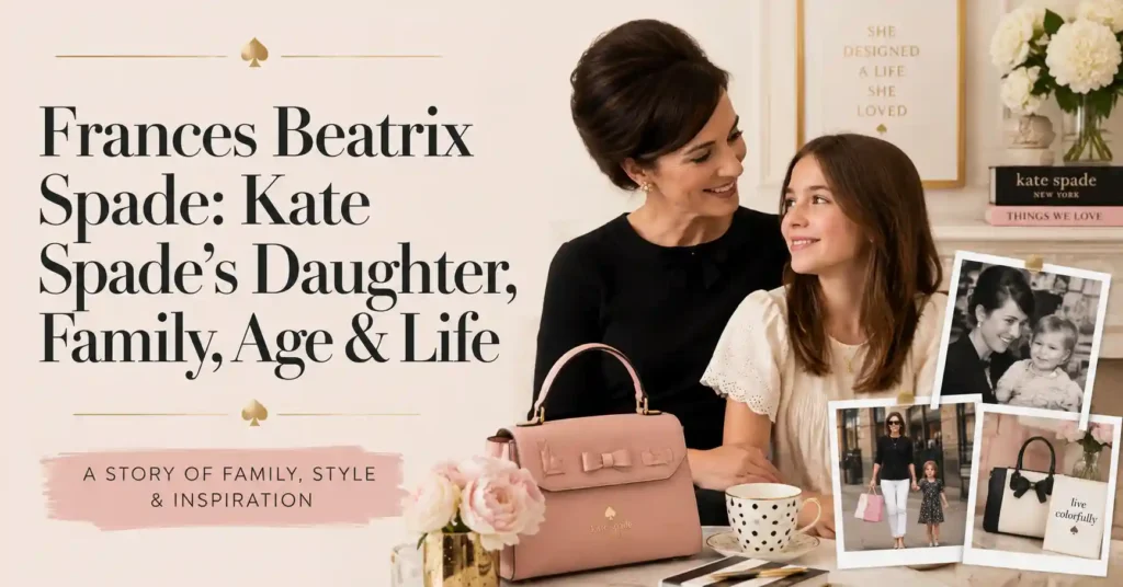 Frances Beatrix Spade Kate Spade’s Daughter, Family, Age & Life