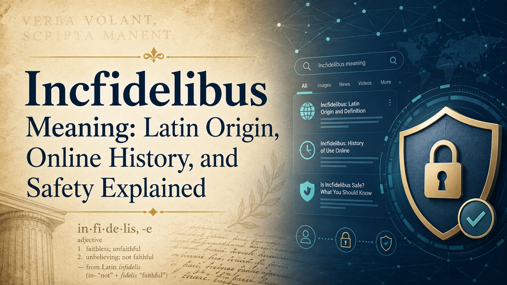 Incfidelibus Meaning Latin Origin & Online Safety