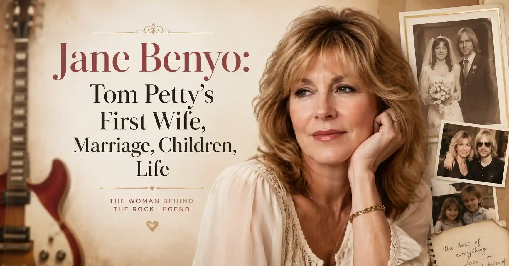 Jane Benyo Tom Petty’s First Wife, Marriage, Children,Life