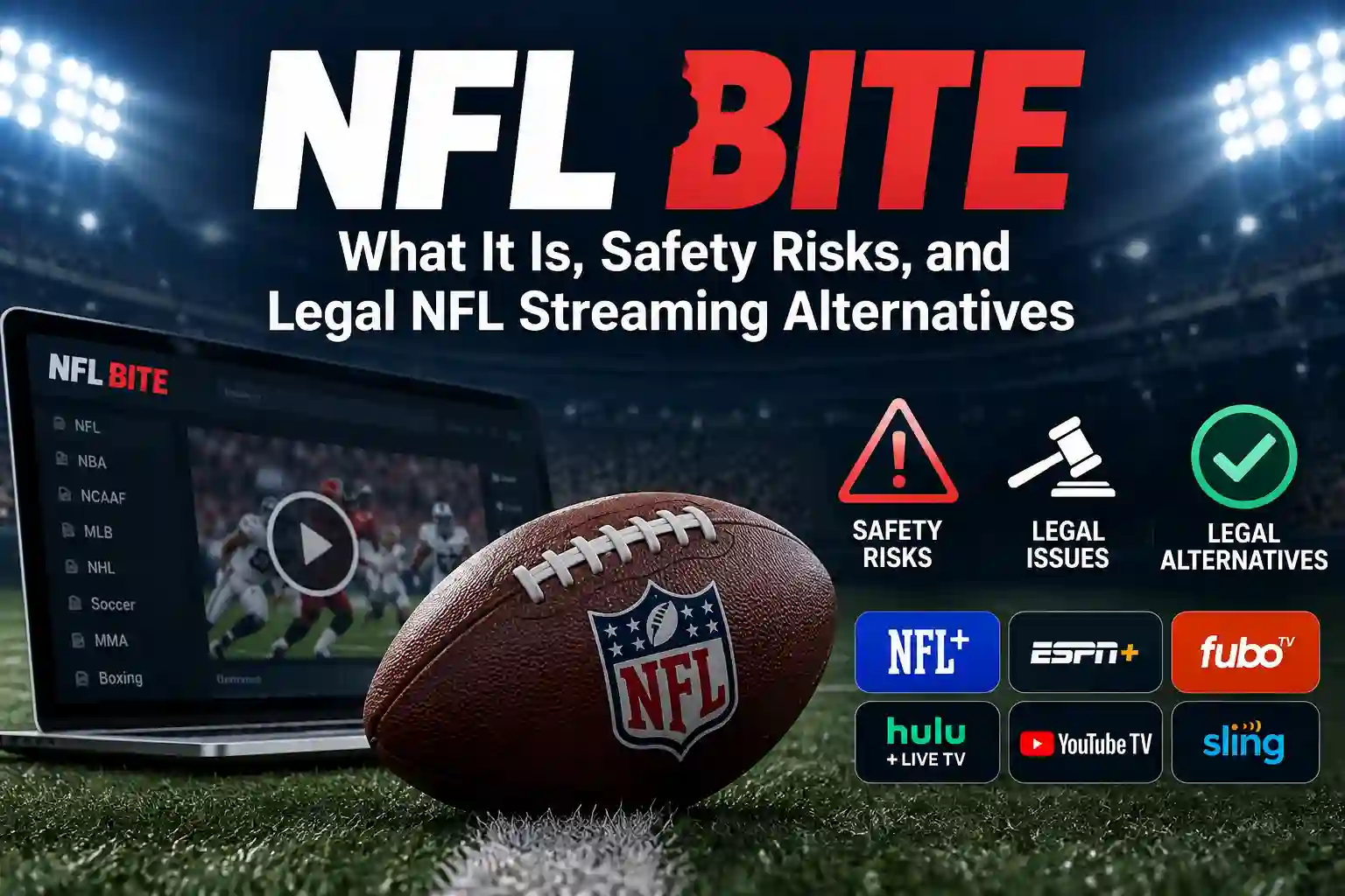 NFL Bite What It Is, Safety Risks, and Legal NFL Streaming Alt