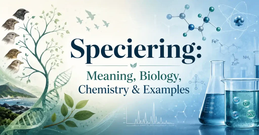 Speciering Meaning, Biology, Chemistry & Examples