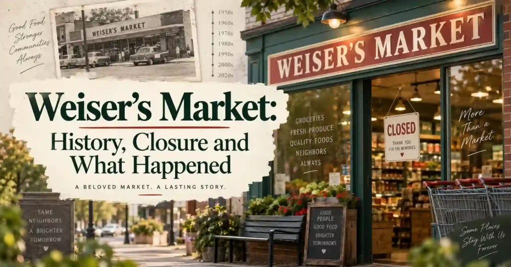 Weiser's Market History, Closure and What Happened